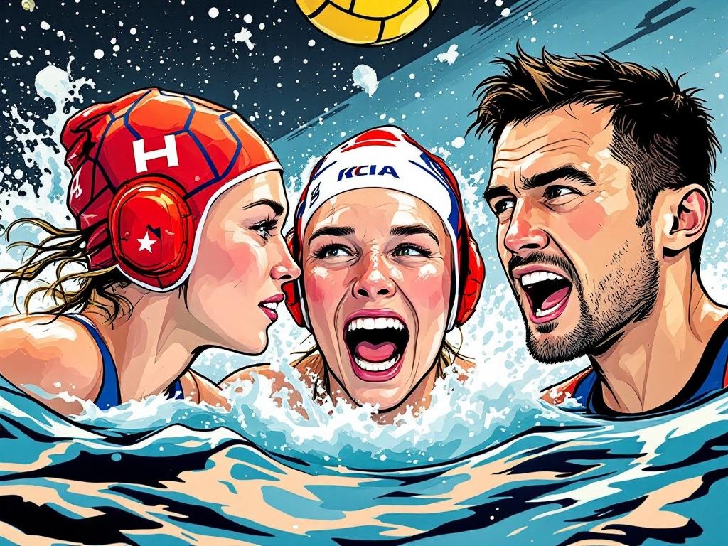 Waterpolosters verslaan China met ijzersterke verdediging en klimmen naar WK-tussenronde