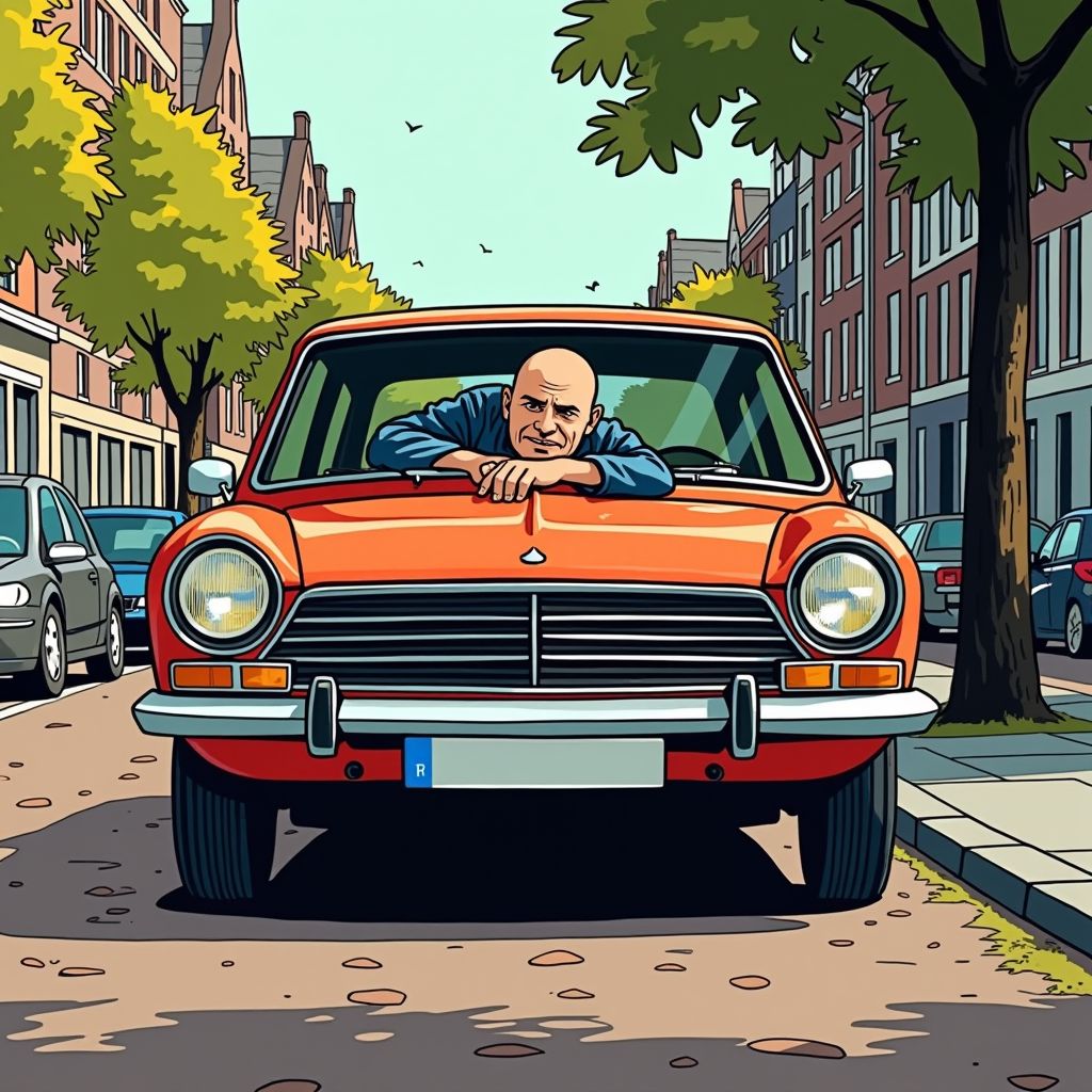 Moordenaar verstopte zich onder autohoes en wachtte geduldig op zijn slachtoffer