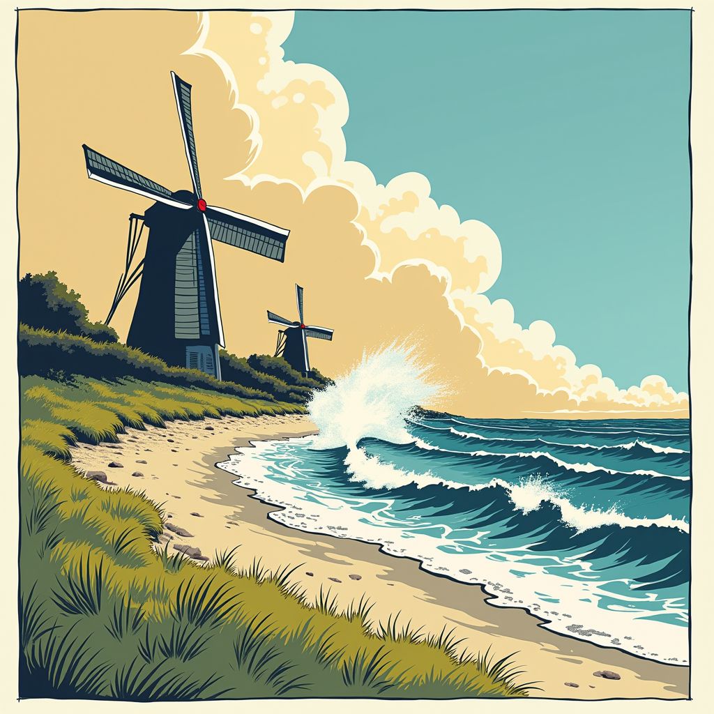 Nederland krijgt vannacht windstoten van 100 km per uur langs de kust