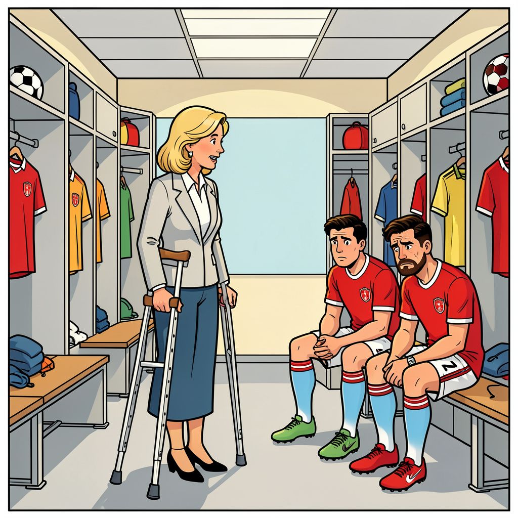 Koningin Máxima trapt mentale gezondheid in het voetbal af, maar zelf geblesseerd