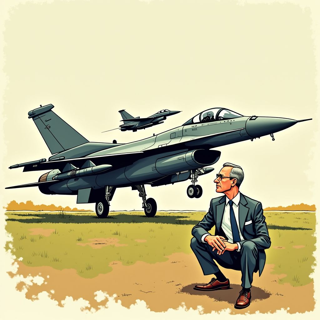 Nederlandse piloot geeft legendarische 'MiG-killer' F-16 cadeau aan museum