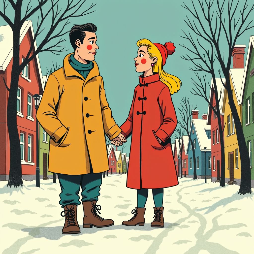 Winter vol Liefde-koppel Pearl en Robin zijn stiekem getrouwd en wonen samen in Zweden