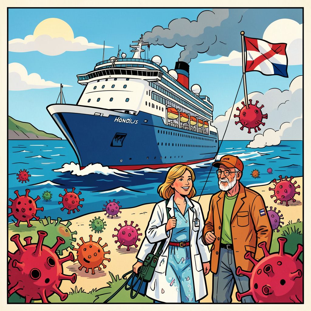 Nederlands cruiseschip voor Kaapverdië wordt medische reddingszone na dodelijke virusuitbraak