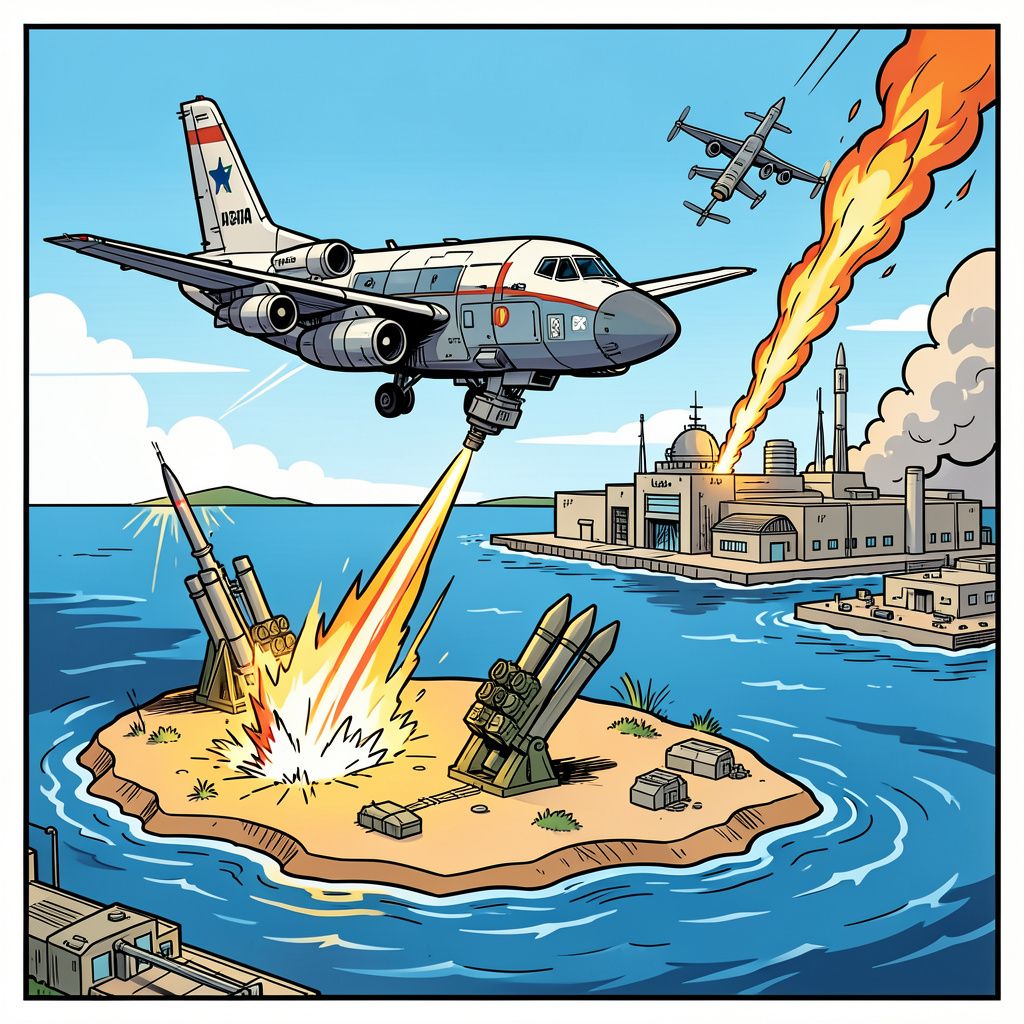 Amerika deelt een tik uit op een Iraans eiland en wakkert het vuur in het Midden-Oosten direct weer aan.