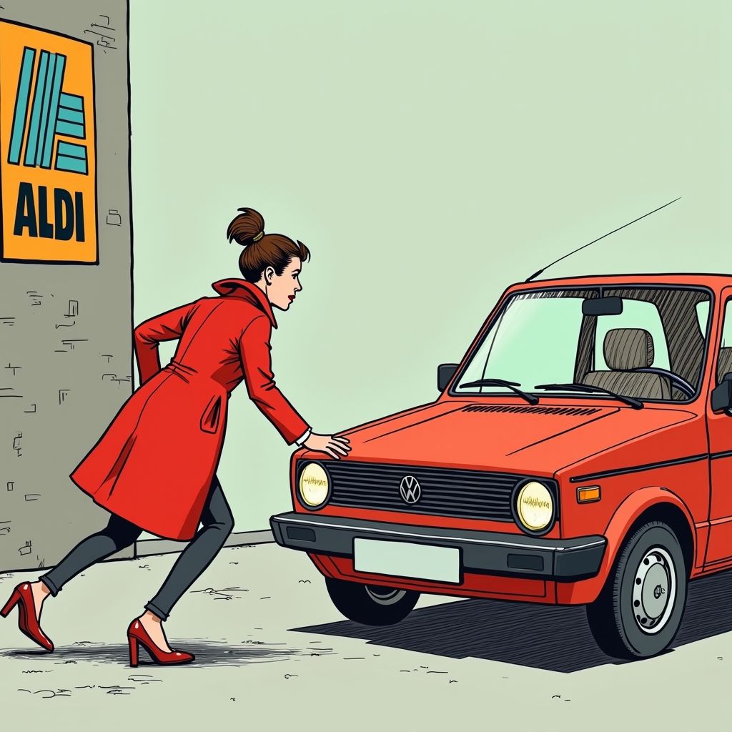 TikTok-video van bijna-aanrijding bij Aldi Emmeloord zorgt voor ophef en politiemeldingen