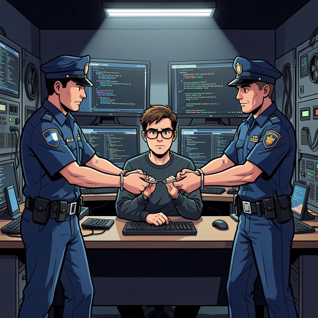 De politie pakt een beruchte Amsterdamse hacker op voor cybercrime én het bestellen van twee moorden.