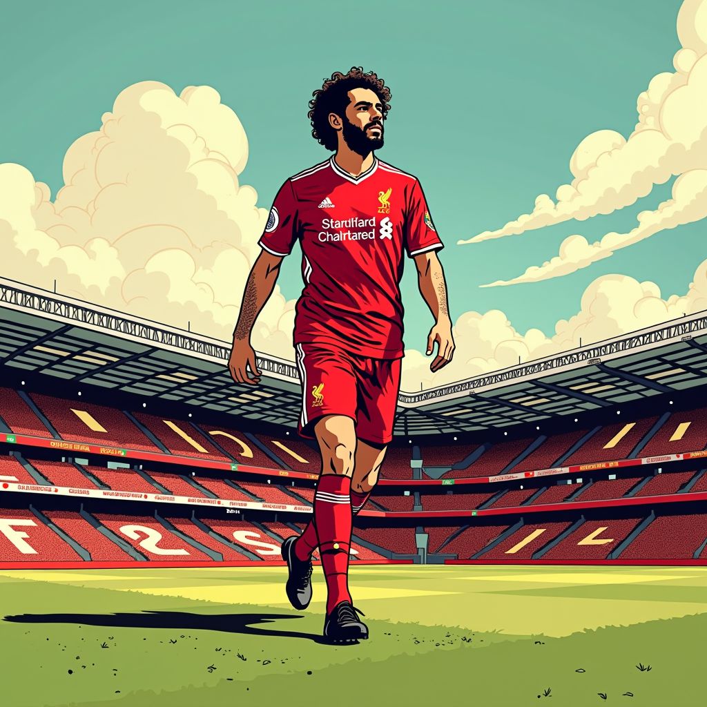 Mohamed Salah sluit na negen jaar zijn Liverpool-hoofdstuk af