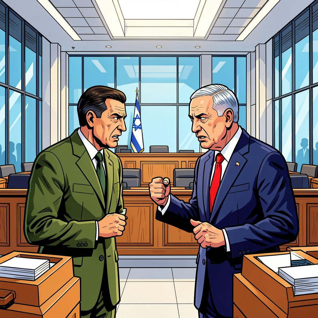 Oud-legerchef Gadi Eisenkot daagt premier Benjamin Netanyahu uit bij spannende Israëlische parlementsverkiezingen.