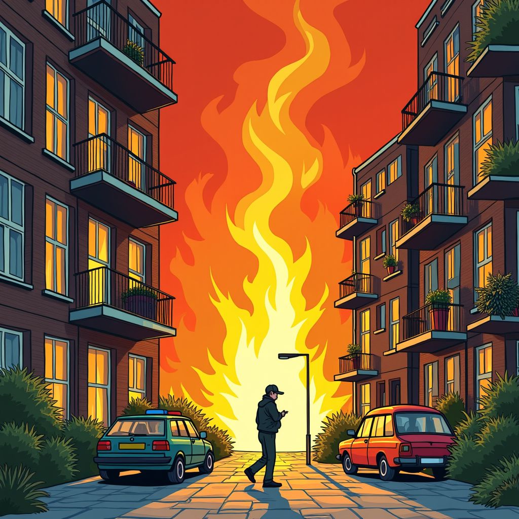 Bewoner Willem de Zwijgerlaan weet niet of hij vanavond in eigen bed slaapt na dakbrand