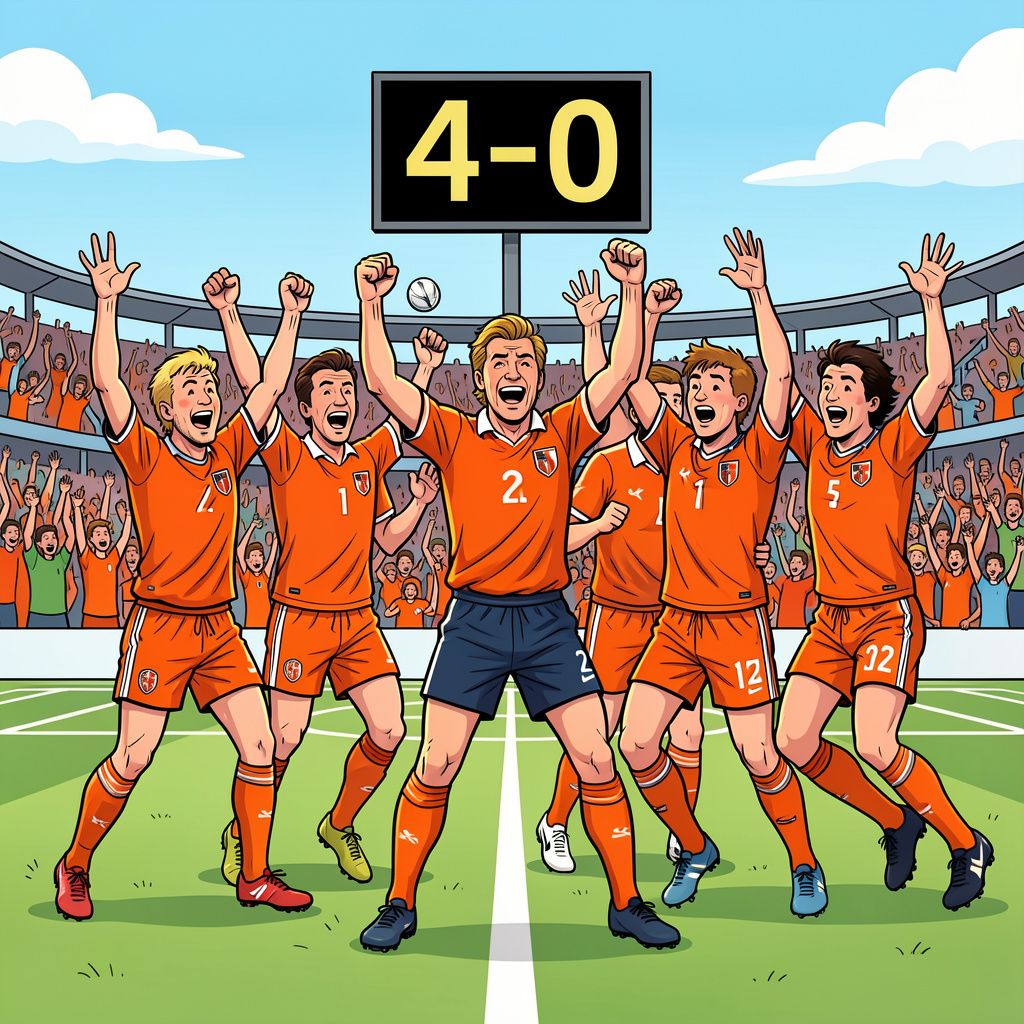 Jong Oranje flikt het op de valreep en mag blijven dromen van het ek.