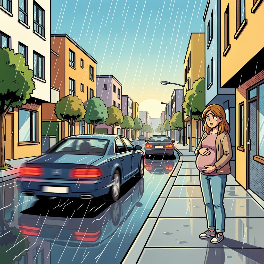 Een roekeloze inhaalactie in de regen kost een ongeboren baby het leven.