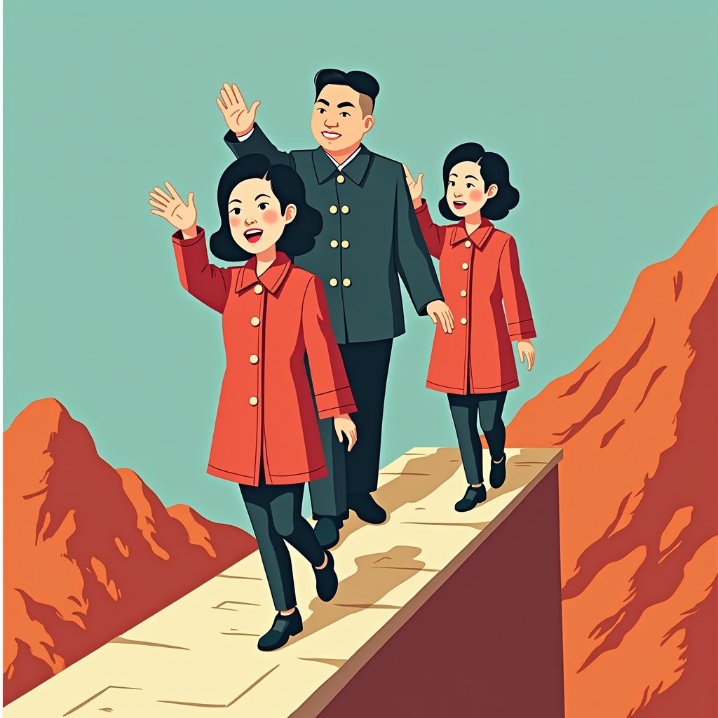 Kim Jong-uns zus klimt naar de top van Noord-Korea's machtspiramide