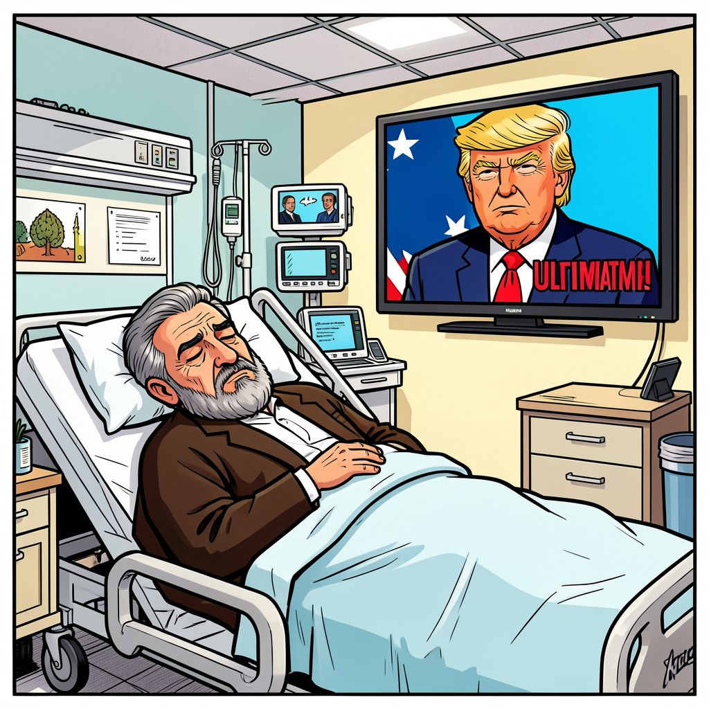 Irans nieuwe opperleider ligt bewusteloos in Qom terwijl Trump ultimatum afloopt