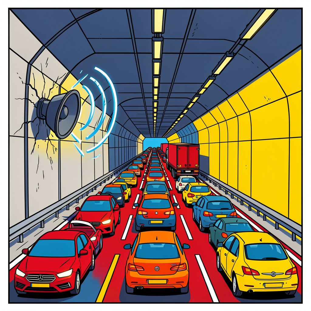 amsterdam stond vanochtend stil door een kapotte speaker in de ijtunnel