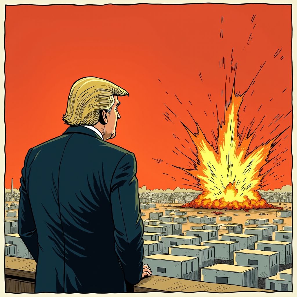 Amerika valt Iran aan met 900 kilo bunker buster-bommen in Isfahan