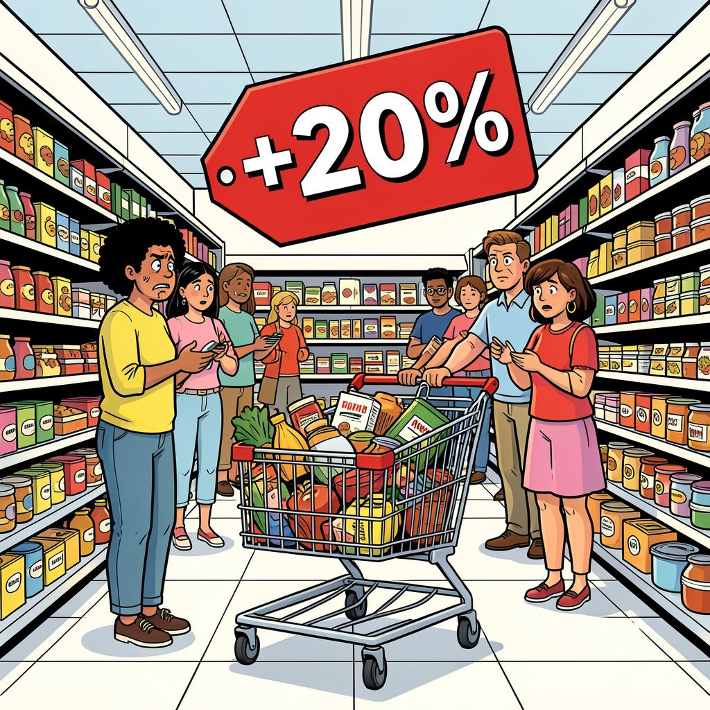 De geplande suikertaks maakt uw wekelijkse boodschappen tot wel twintig procent duurder.