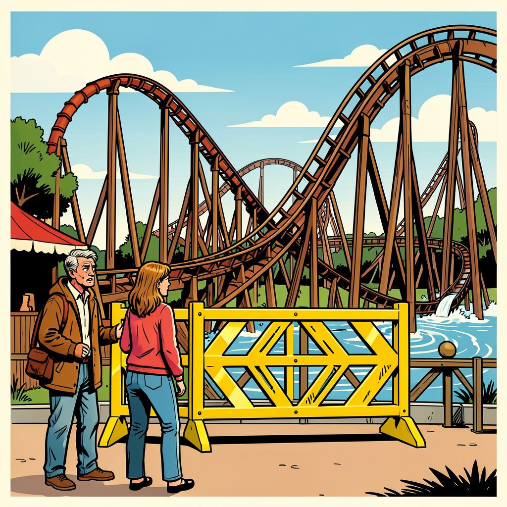 Bezoekers van de Efteling kunnen alweer niet tegen elkaar racen in Joris en de Draak.
