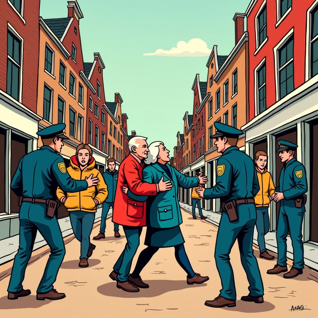 Politie waarschuwt voor zieke duw-trend waarbij jongeren oudere vrouwen opzettelijk omver duwen