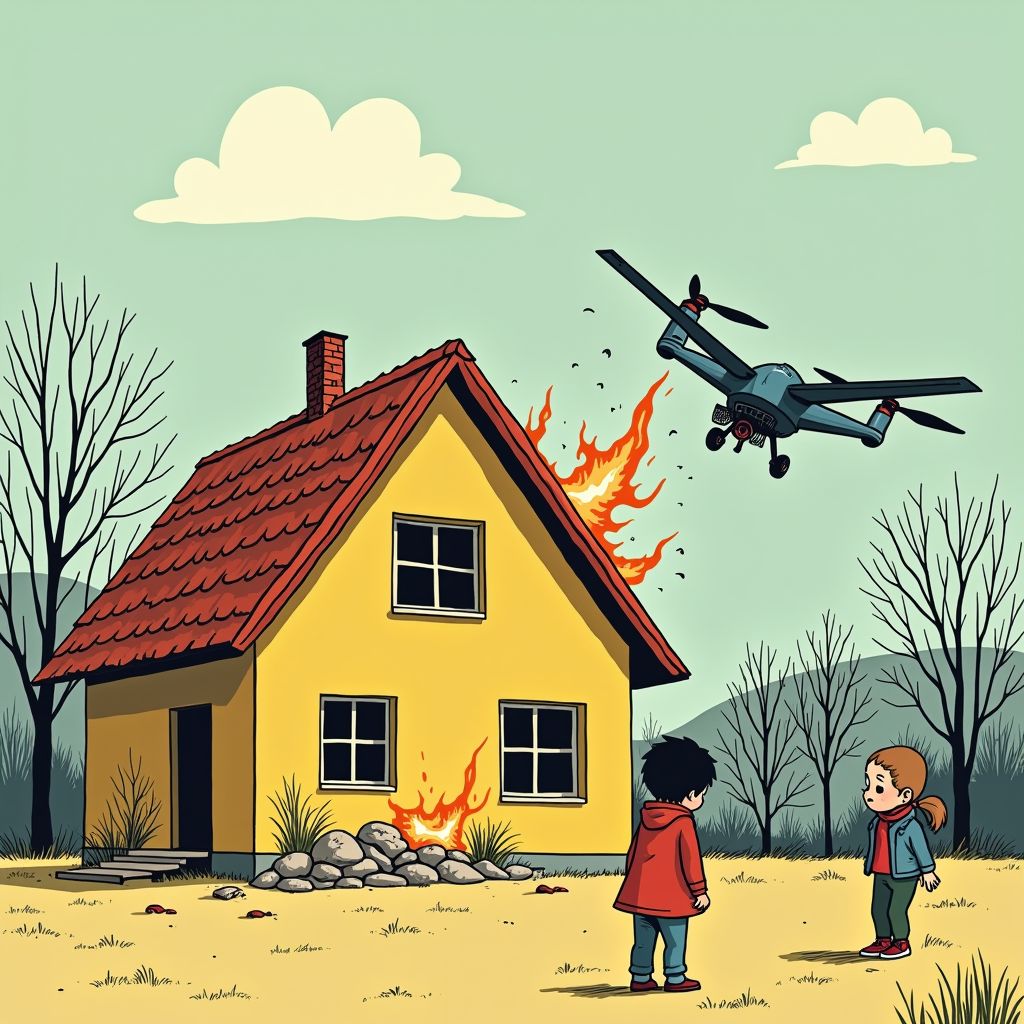 Drie peuters sterven bij Russische drone-aanval op woonhuis in Oekraïne