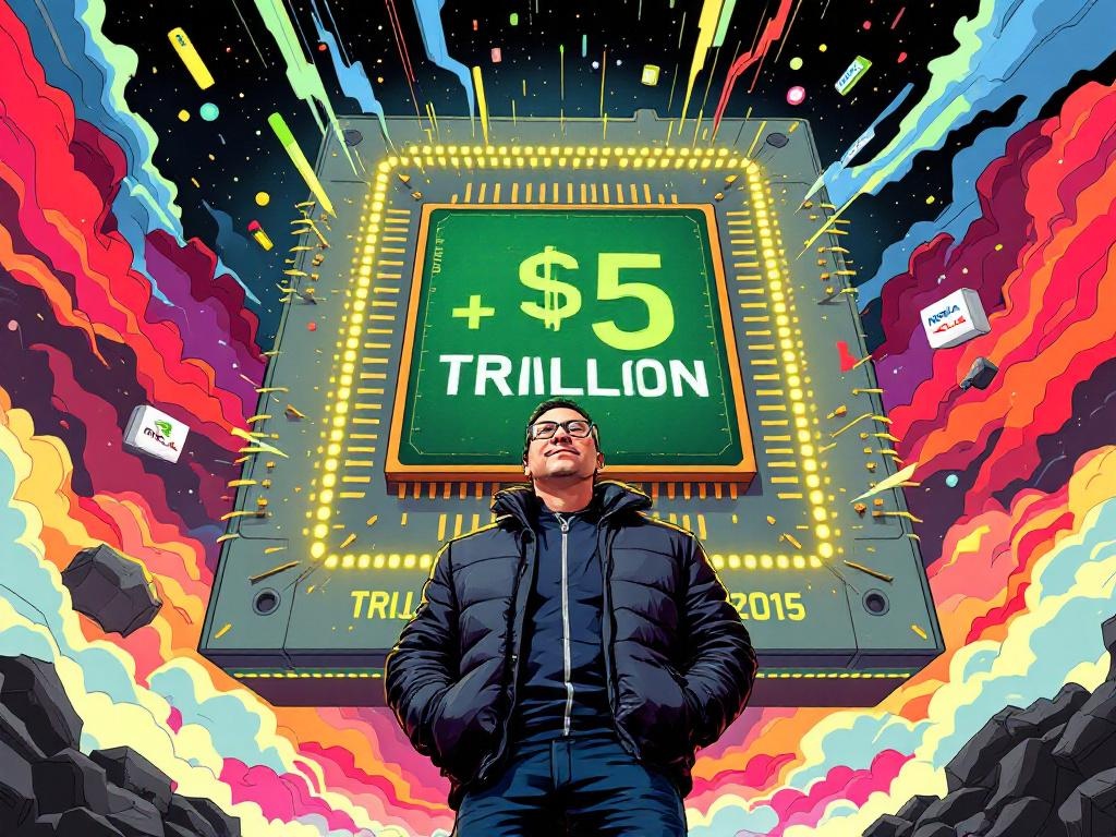 Nvidia breekt als eerste bedrijf ter wereld door de magische grens van 5 biljoen dollar