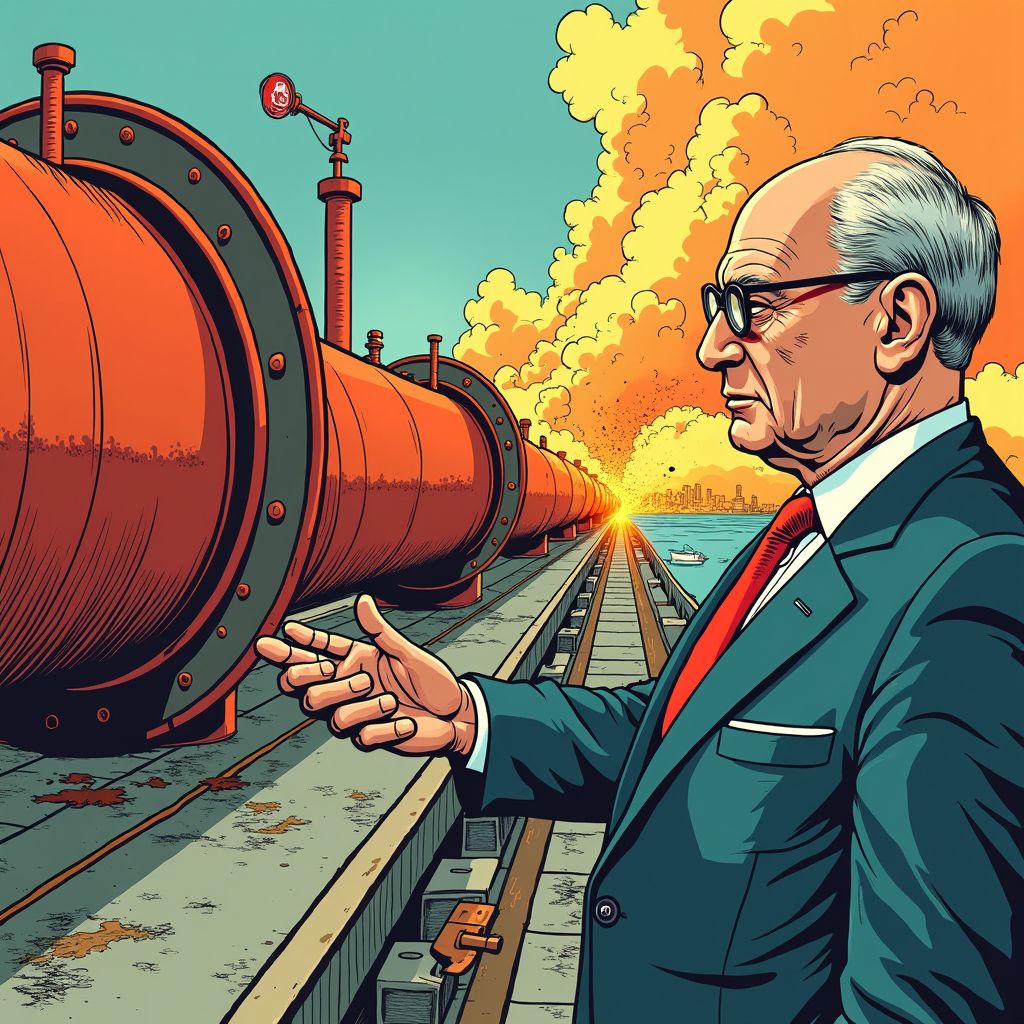 Russische gasexport naar Europa klapt in elkaar tot niveau van begin jaren zeventig