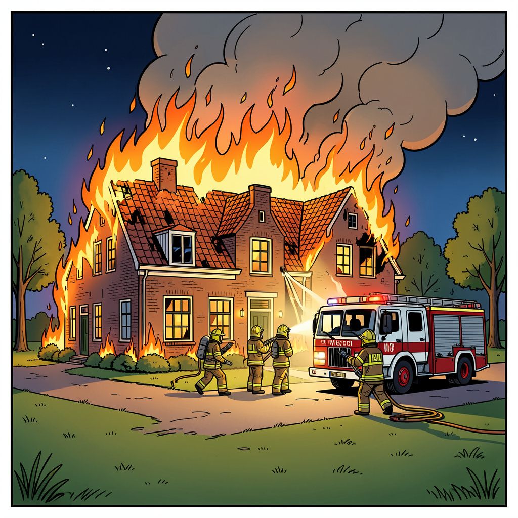 een verwoestende brand legt een eeuwenoude boerderij in vlist volledig in de as.