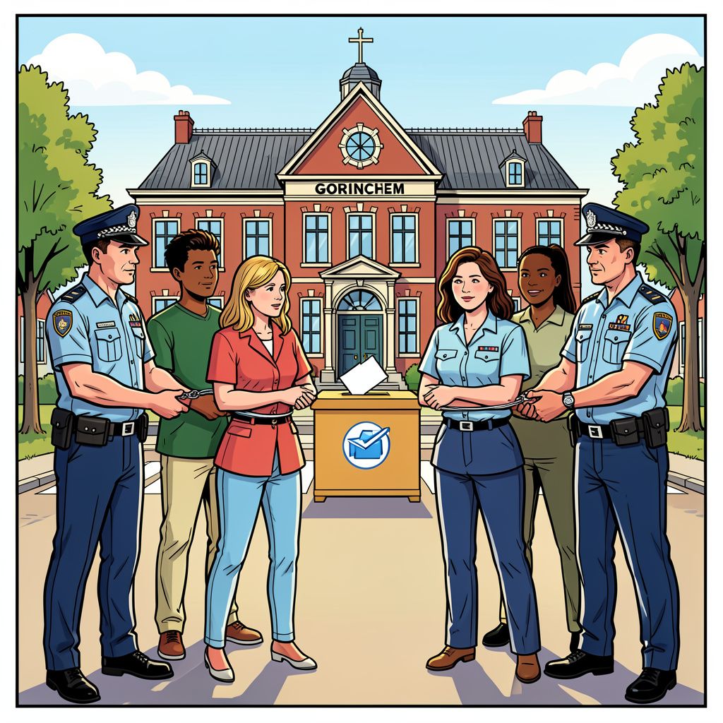 De politie arresteert zes mensen voor de unieke stemfraude in Gorinchem.