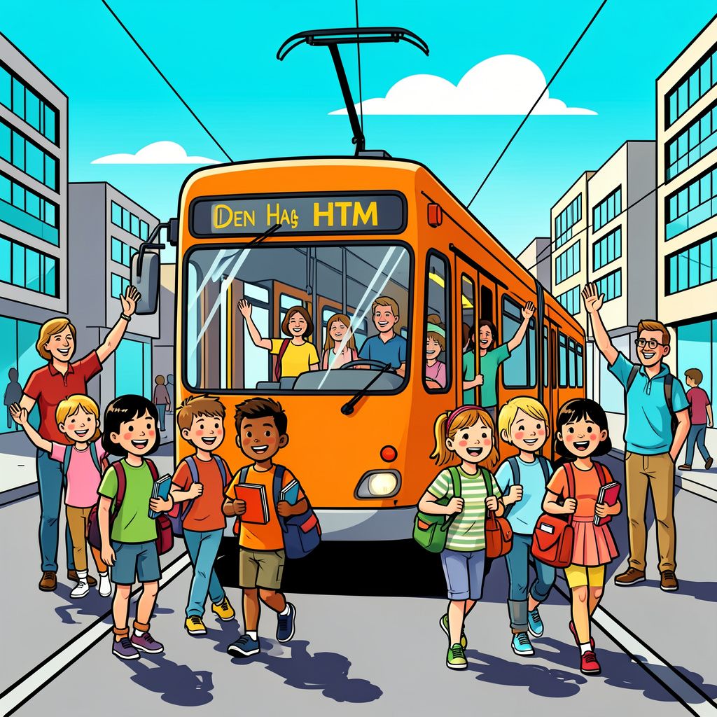 meer dan de helft van alle Haagse kinderen reist nu gratis met bus en tram, en dat werkt