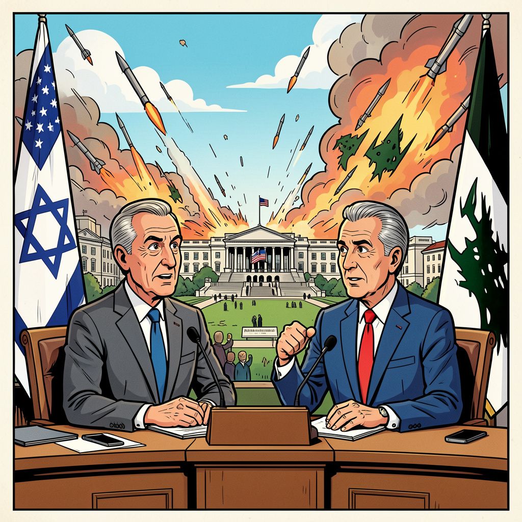 Israël en Libanon praten voor het eerst sinds 1993 rechtstreeks over vrede