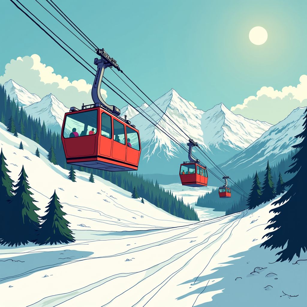 Skigondel valt uit kabelbaan en rolt berg af tijdens extreme wind in Engelberg