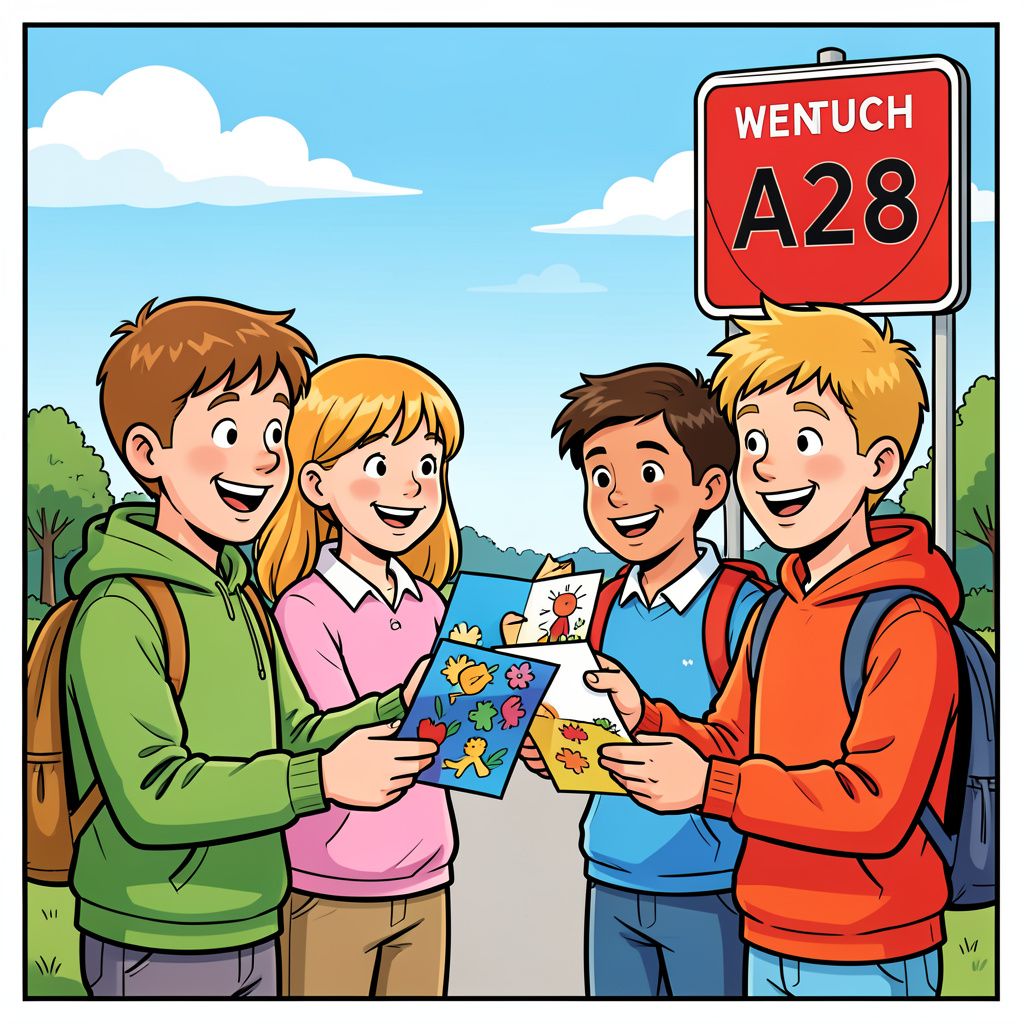 Duitse scholieren sturen hartverwarmend bedankje na zware buscrash op de A28.