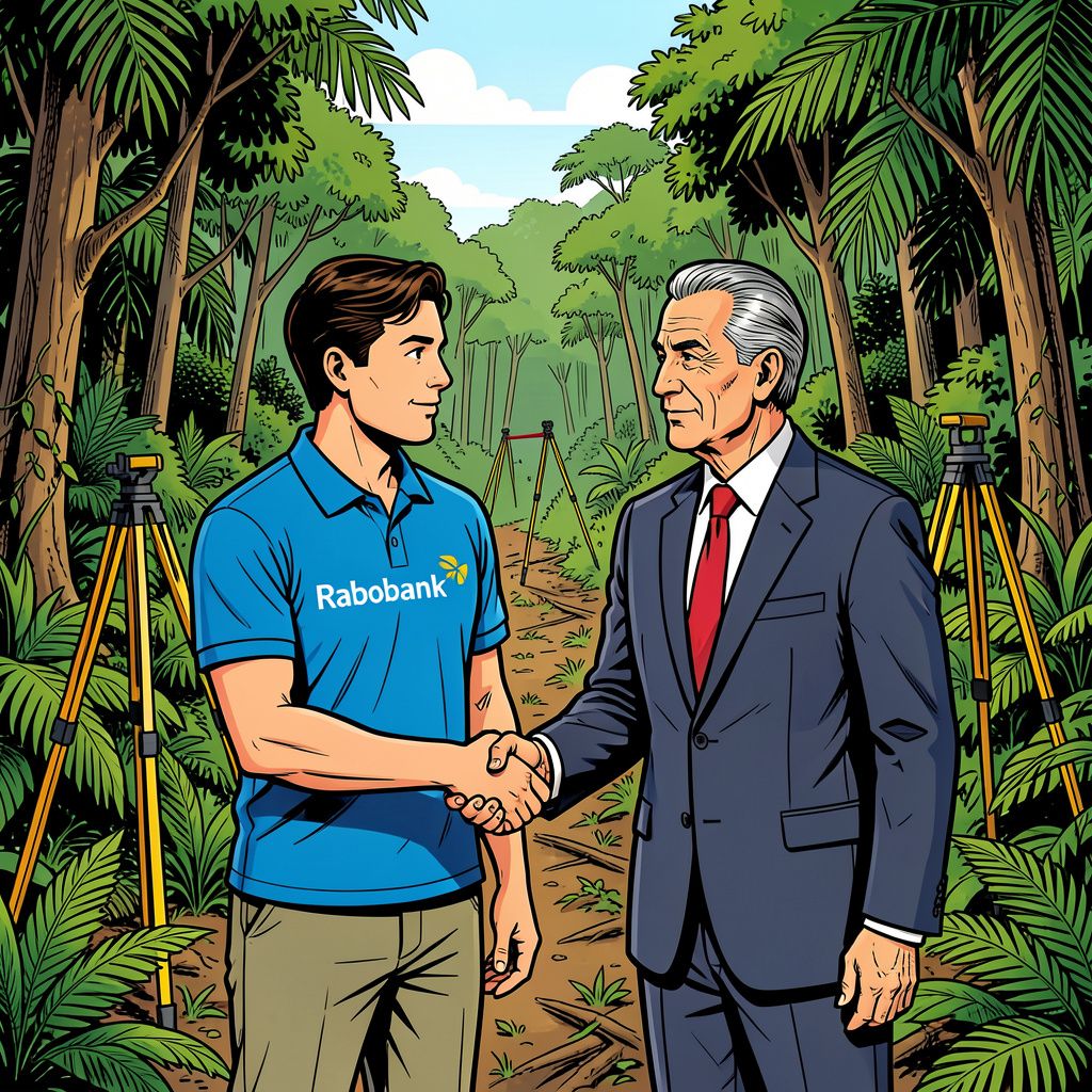 Een bijklussende Rabobank-medewerker helpt de Braziliaanse sojakoning aan een kwetsbaar Boliviaans bos.