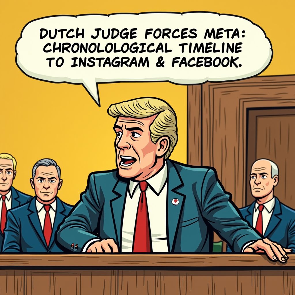 Nederlandse rechter dwingt Meta om chronologische tijdlijn terug te brengen op Instagram en Facebook