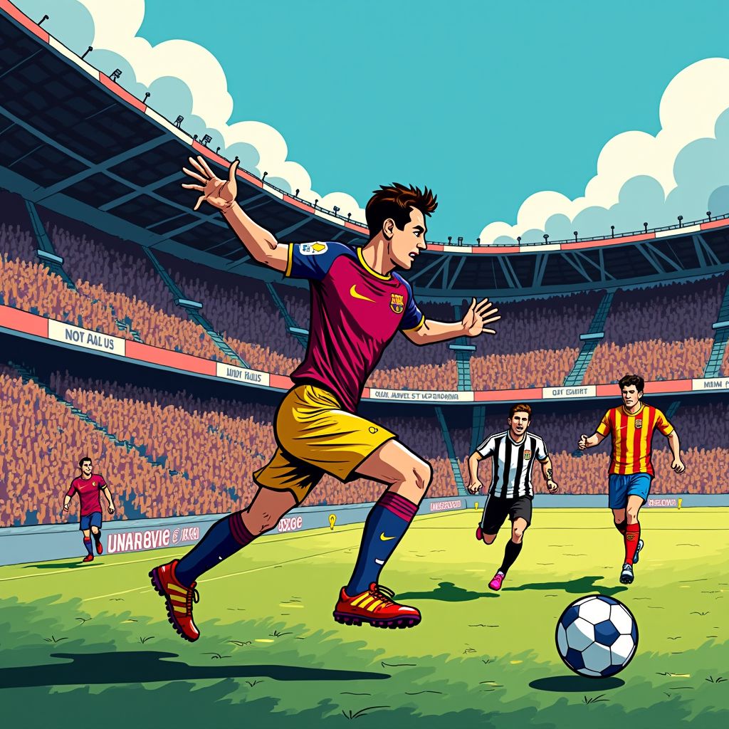 Barcelona wint spectaculaire Champions League thriller en plaatst zich voor kwartfinales