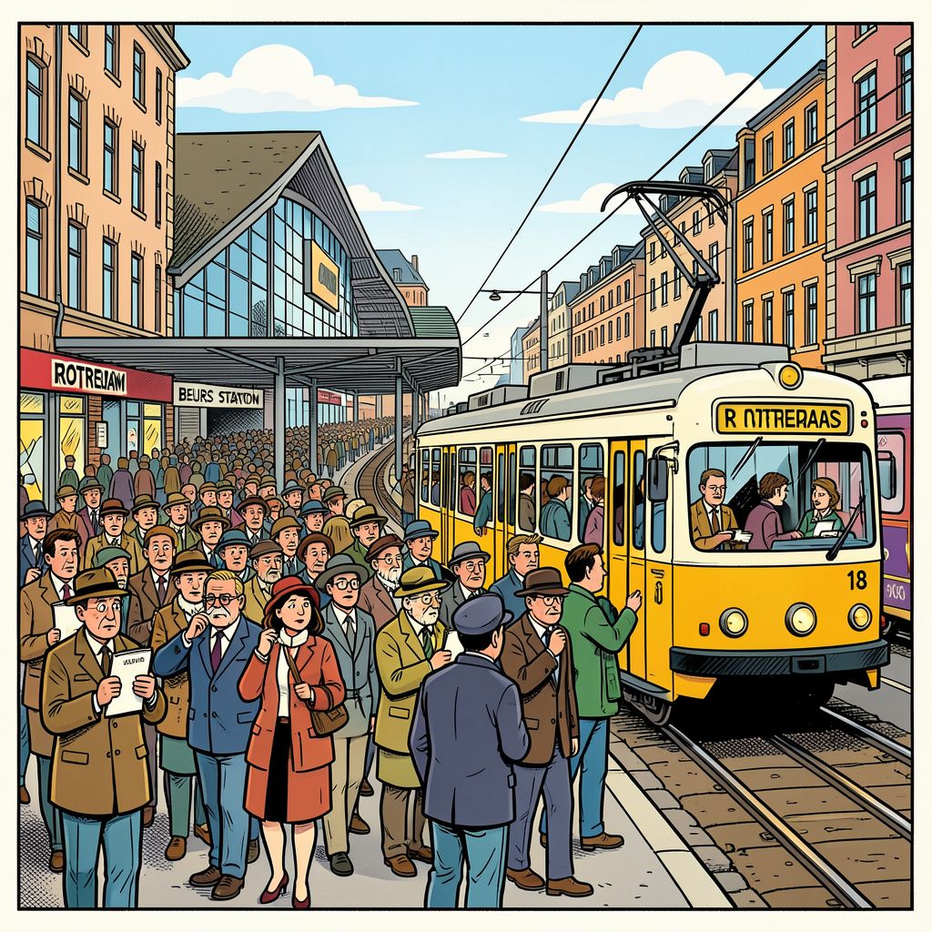 Duizenden Rotterdammers moeten twee weken lang omreizen door metrostoring