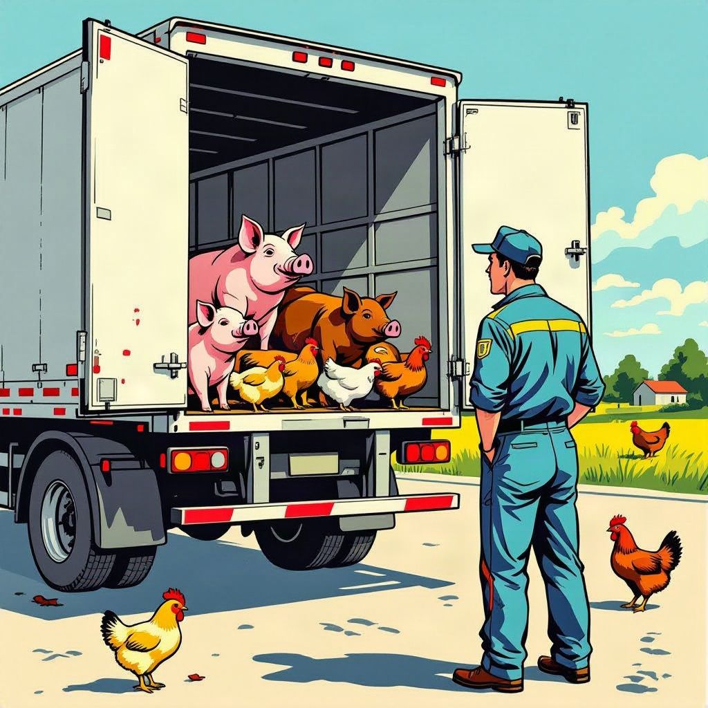 Chauffeurs vinden tot hun schrik regelmatig springlevende dieren tussen de kadavers.