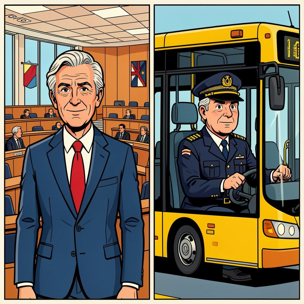 Oud-politicus Fred Teeven blikt terug op zijn roerige Haagse jaren en zijn rit als buschauffeur.