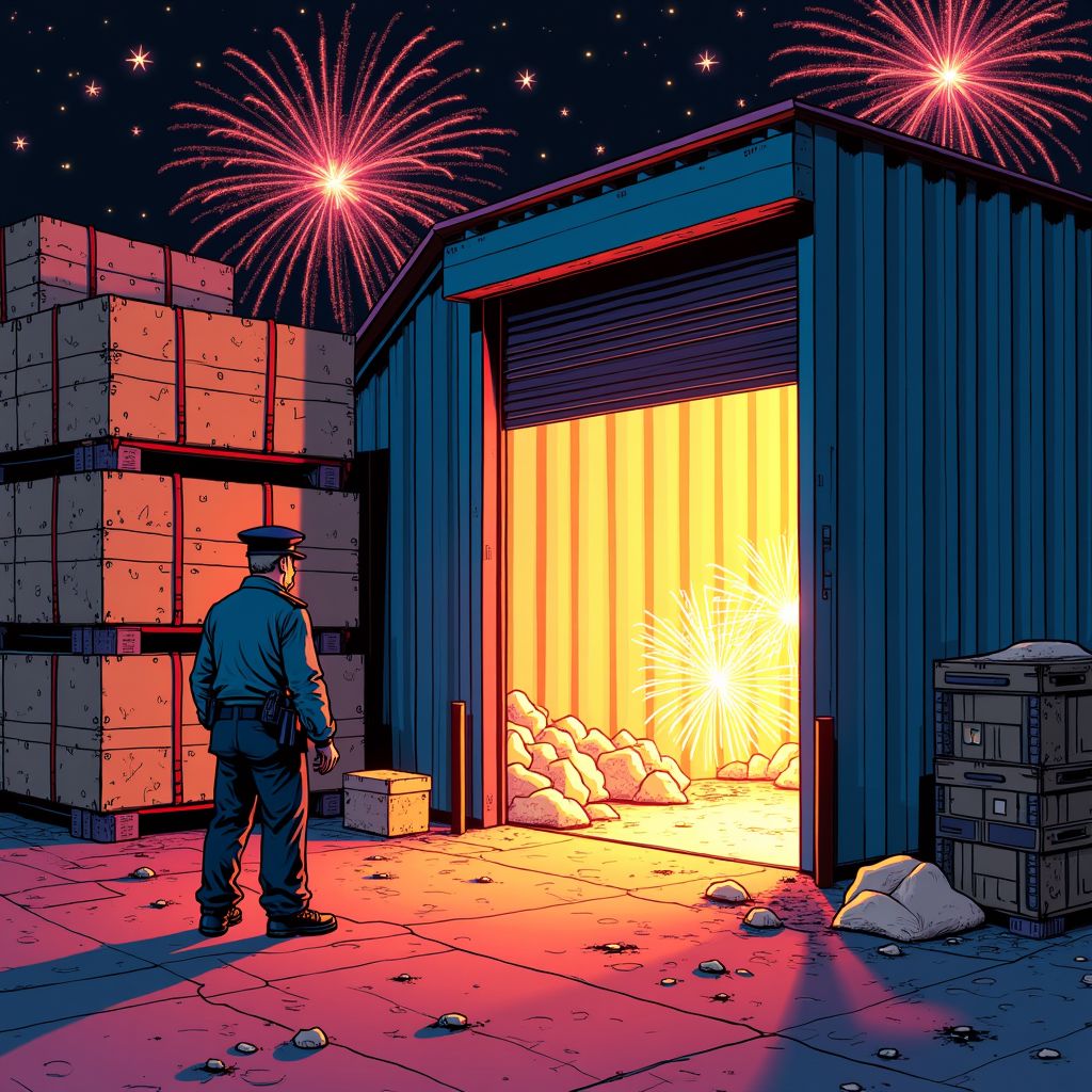 Politie vindt tien ton illegaal vuurwerk op dag voor oudjaar