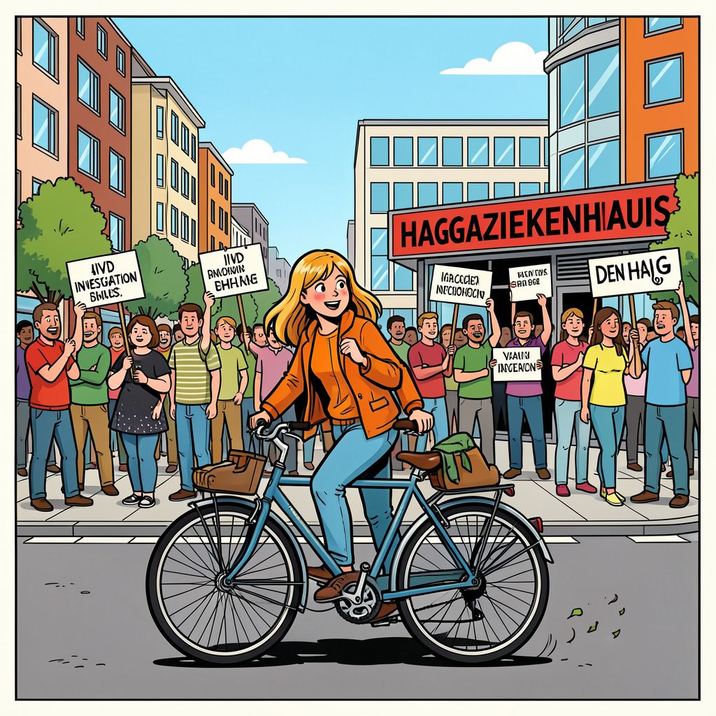 Meisje van fiets getrokken tijdens azc-protesten terwijl AIVD onderzoek start naar georganiseerd geweld