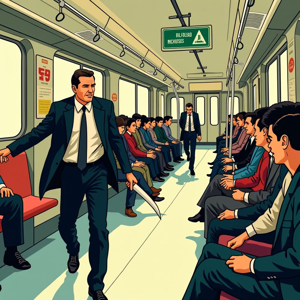 Messentrekker terroriseert reizigers op metrostation Noorderpark in Amsterdam