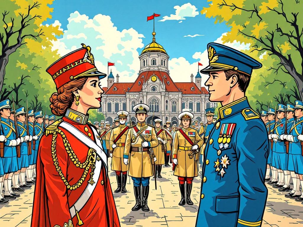 Koninklijke traditie herleeft: Nieuwe standaard voor regiment Prinses Amalia