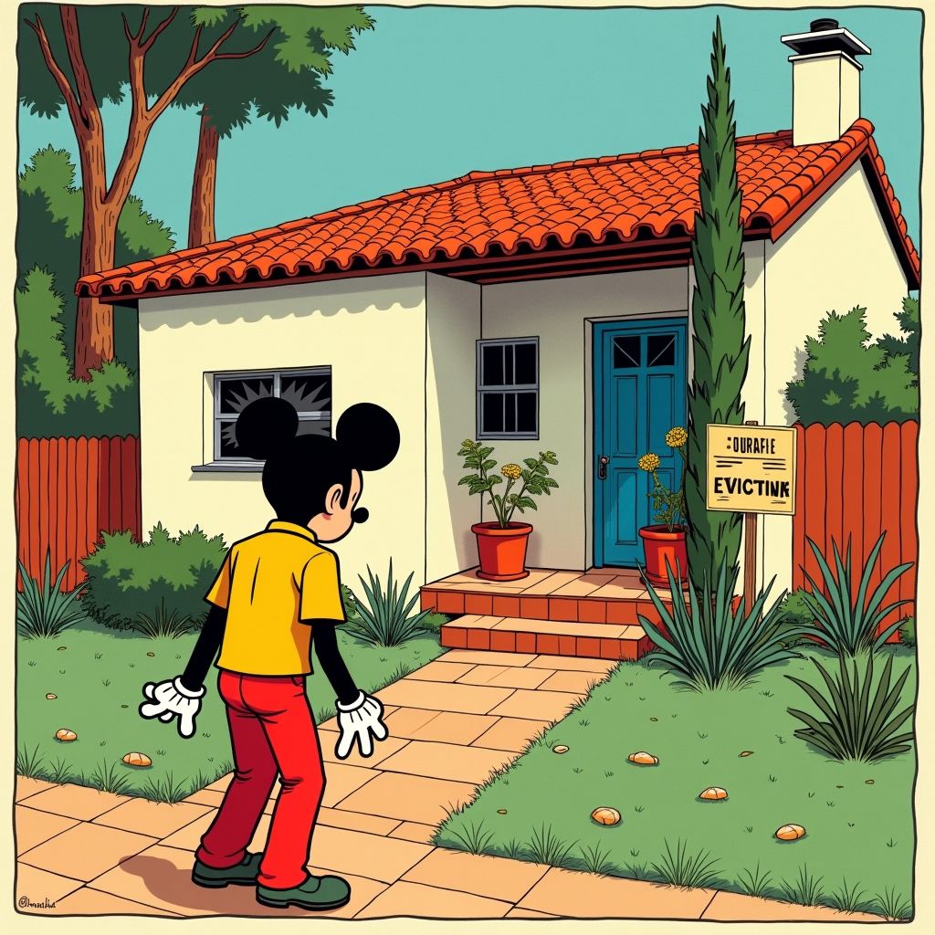 Mickey Rourke moet zijn huis uit na 50.000 euro huurschuld