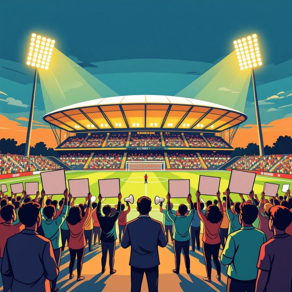 Morgen begint het grootste WK ooit, maar duizenden betogers blokkeren al het stadion