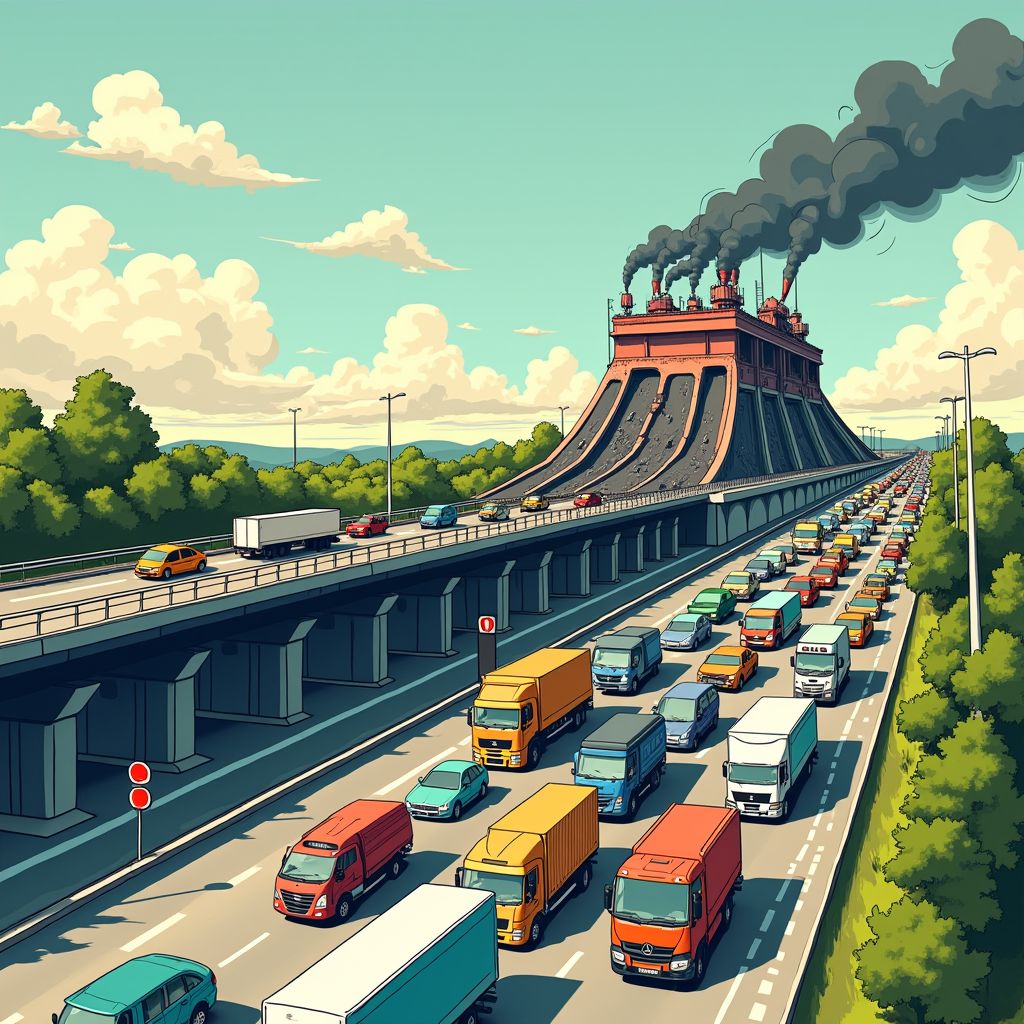 Kapotte asfaltmolen legt A2 plat: Rijkswaterstaat roept op tot reizen uitstellen