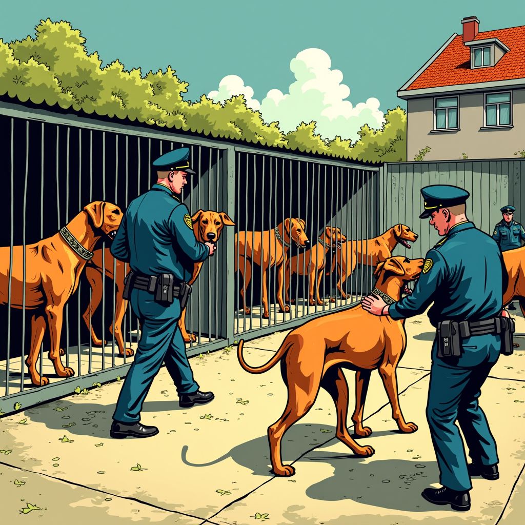 Politieagent mishandeld tijdens redding van 84 verwaarloosde honden in Overijssel