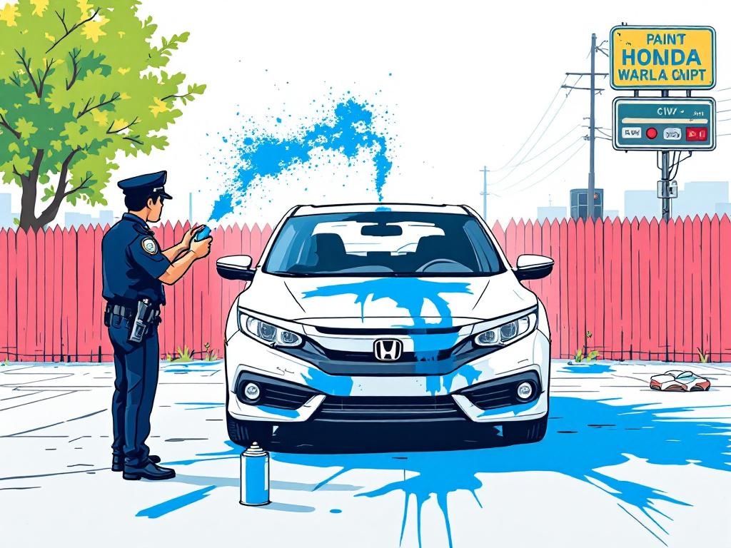 Politie Enschede deelt Opvallend Advies: Blauwe Verfspray als Herkenningsmiddel