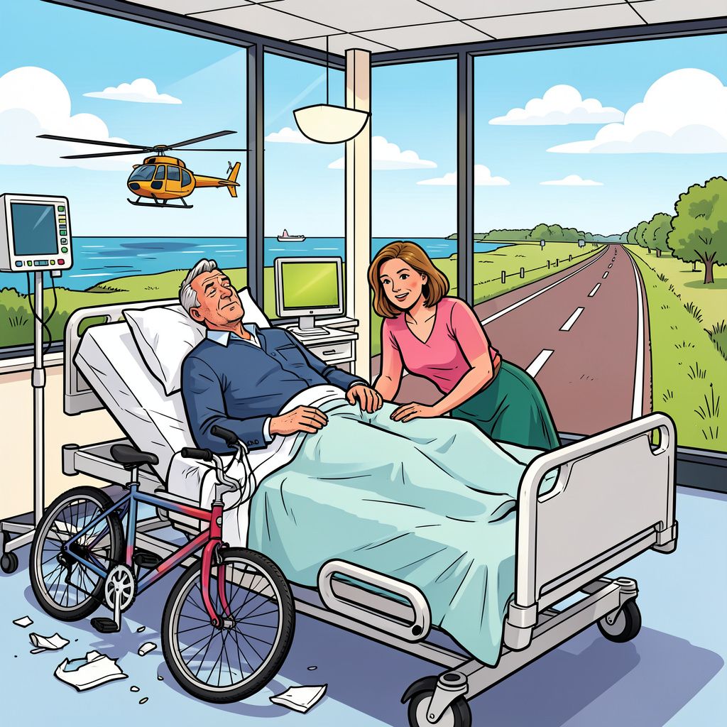 Roosendaalse burgemeester Mark Buijs vecht voor zijn leven na dramatische fietsongeluk