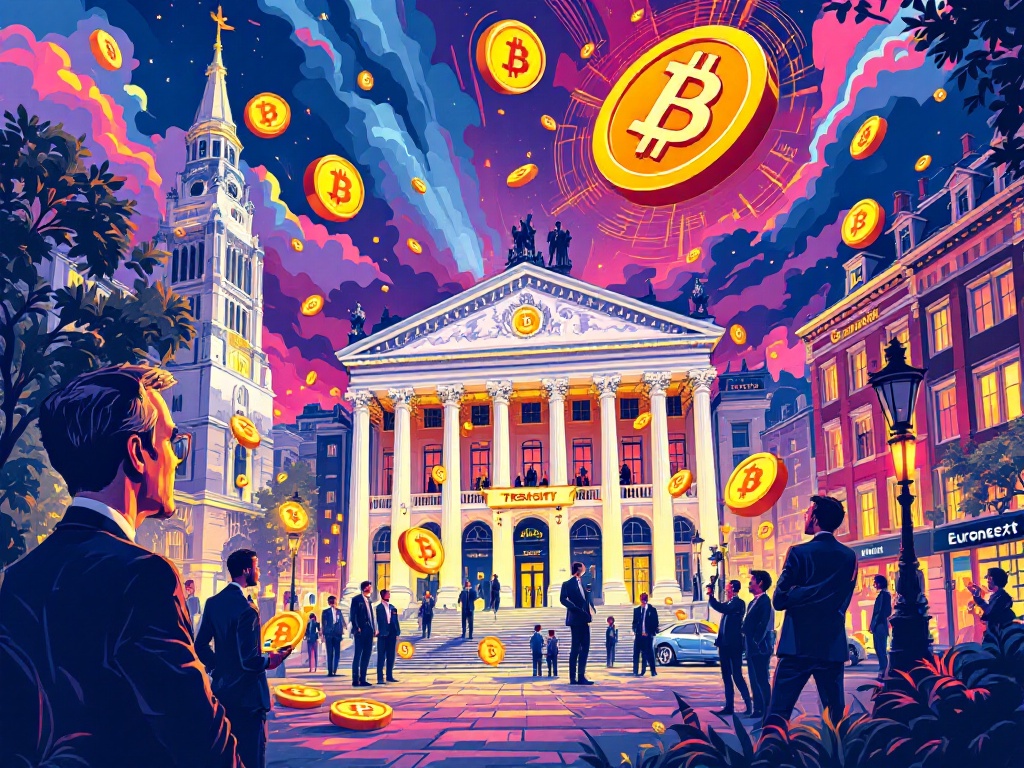 Bitcoin-gigant Treasury breekt Europese beurzenmarkt open met gedurfde notering