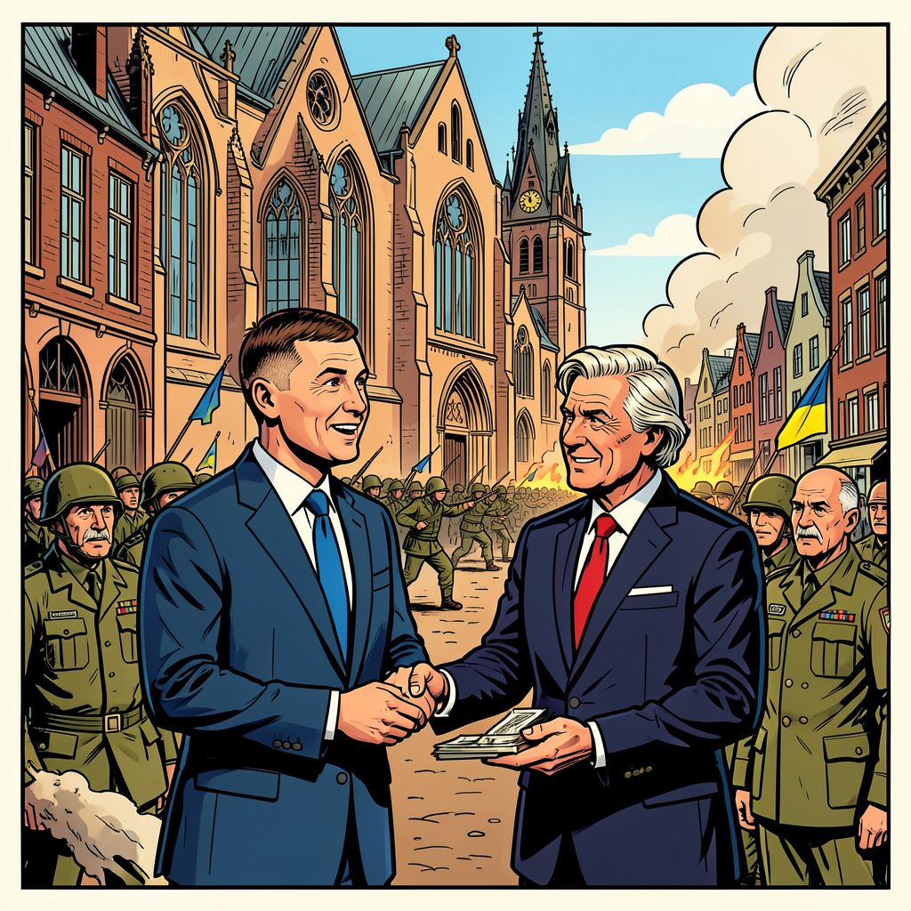 Zelensky haalt prestigieuze prijs op in Middelburg terwijl oorlog in Oekraïne doorraast