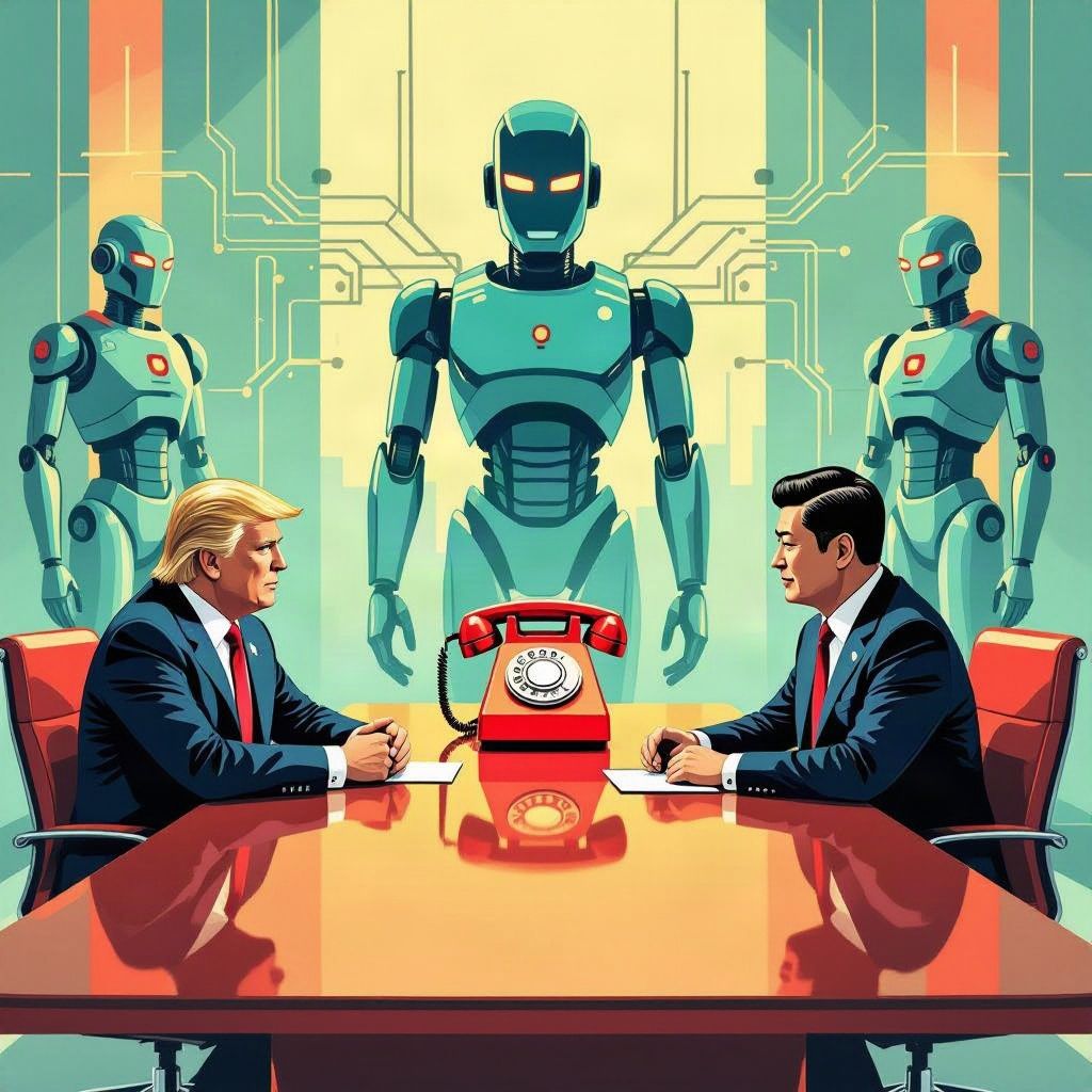 Trump en Xi bespreken vandaag strenge regels voor gevaarlijke AI-wapens.
